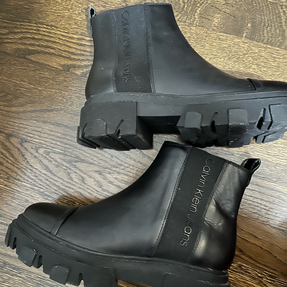 Calvin Klein Chunky boots.